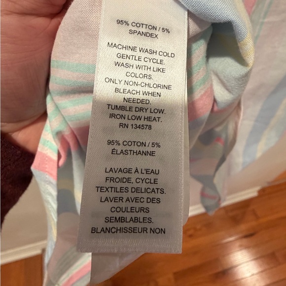 Vineyard Vines Pastel Striped Button Down Shirt - Picture 6 of 6